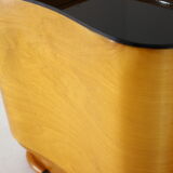 1940s Pair of Art Deco Bedside Tables, Czechoslovakia