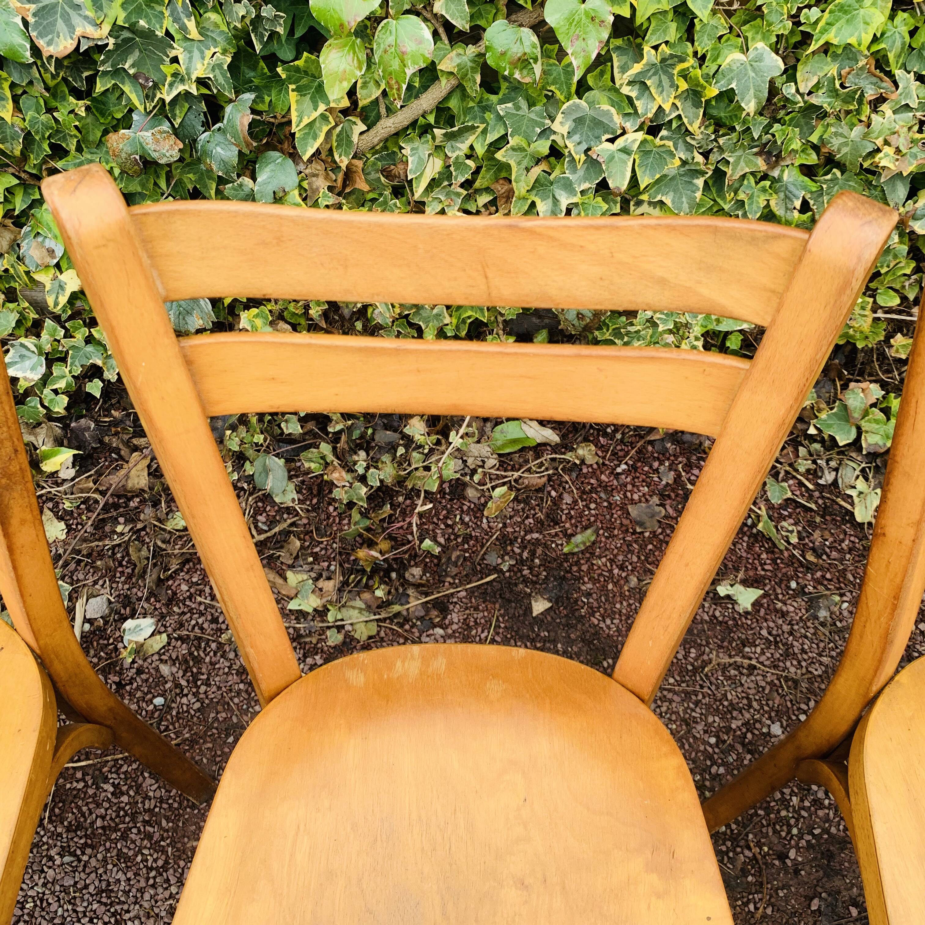 Set of 6 60s bistro chairs