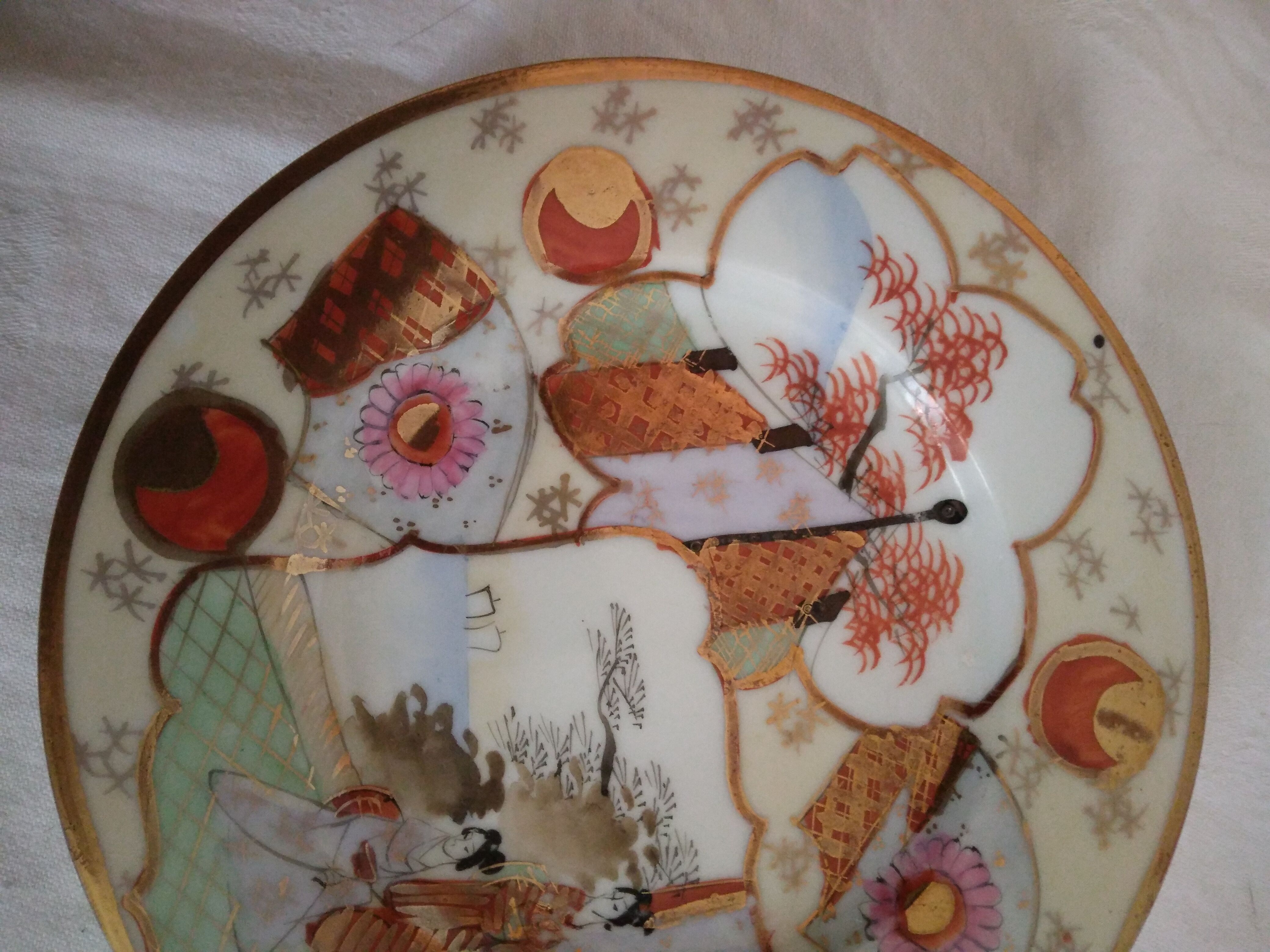 7 porcelain plates 15.5 cm