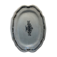 Faience dish "black ass" with floral pattern 18th century