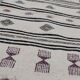 Black and purple white carpet woven by hand in pure wool