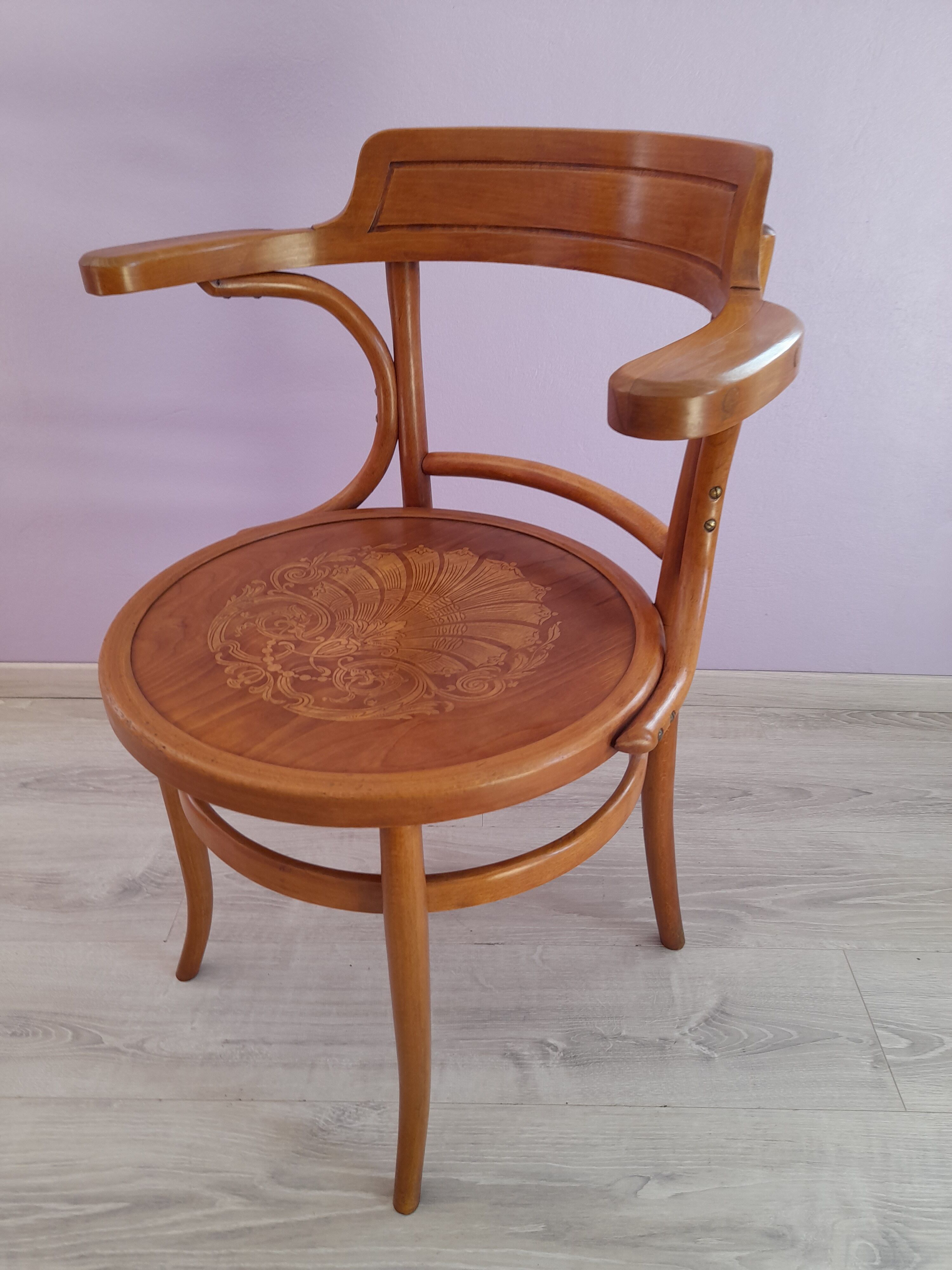 Bentwood office chair