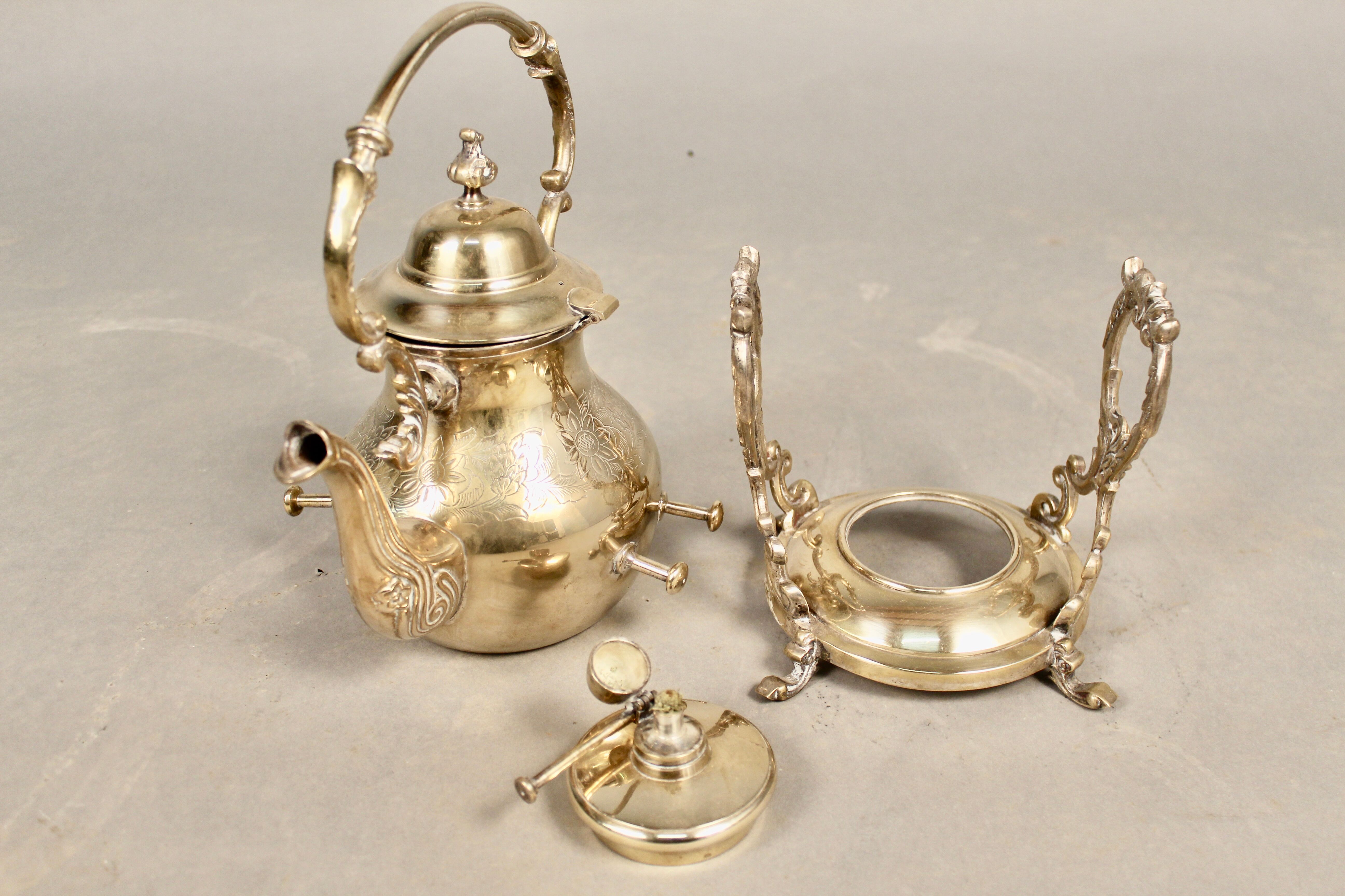 Samovar silver metal late 19th