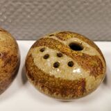 Three pierced vases (in Denmark we call them Mushroom vases)