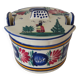Butter dish, HB Henriot earthenware, Quimper