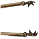 Tool set, brass fireplace accessories, vintage