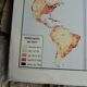 Ancienne carte scolaire  Vidal Lablache  Continent américain physique et politique