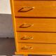 vintage commode with tapered legs