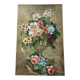 Oil on canvas with a bouquet