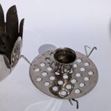 Vintage flower spike lotus candle holder