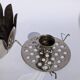 Vintage flower spike lotus candle holder