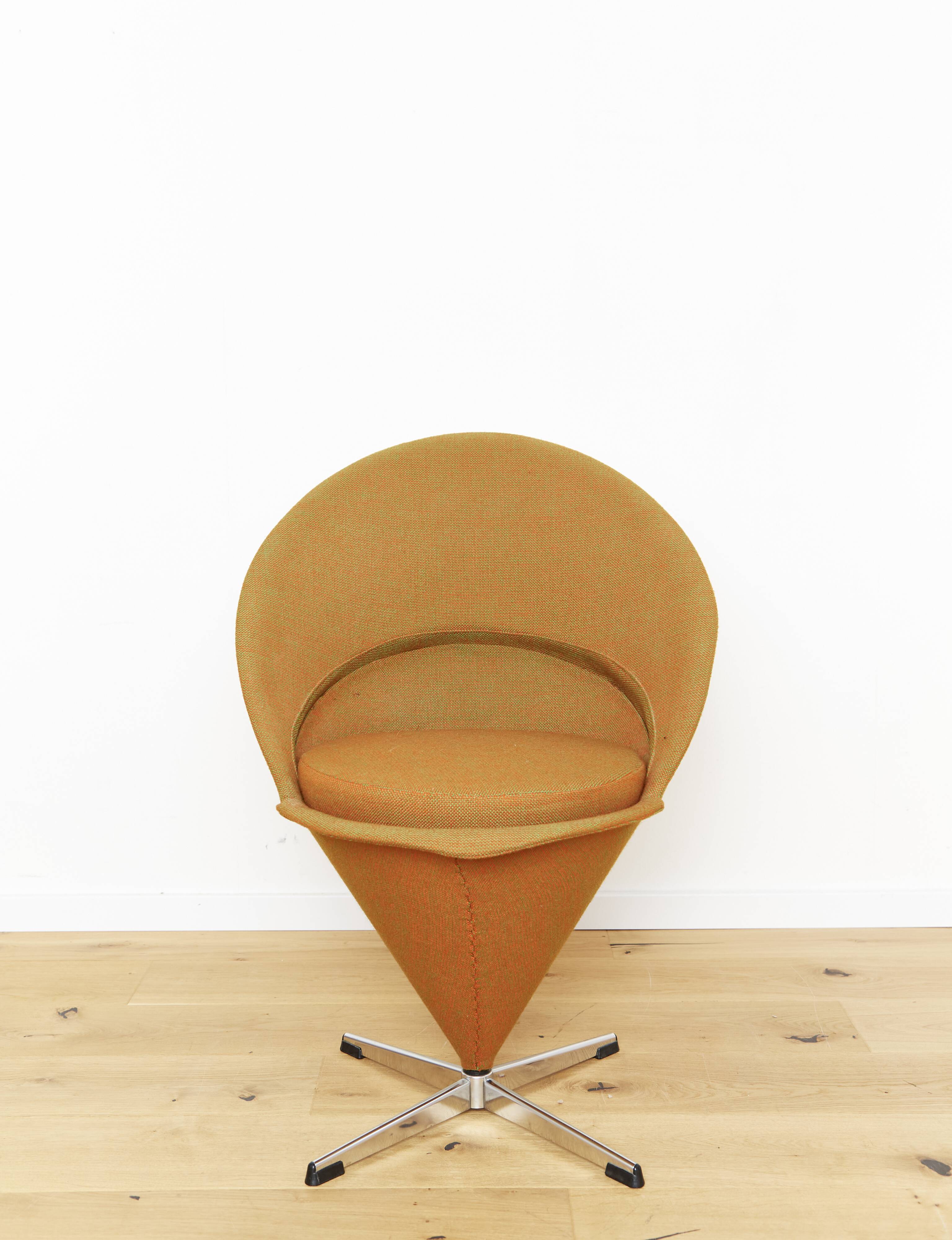 Chaise Cône Vintage par Verner Panton pour Gebrüder Nehl