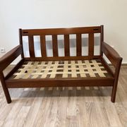 Mid-Century Danish Teak 2-Seater Loveseat by Dyrlund, 1970s