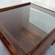 Danish Rosewood & Glass Side Table, 1960s