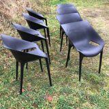 8 chairs by Philippe Starck, Katell edition