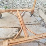 Vintage rattan service