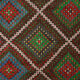 Area kilim rug ,vintage wool turkish handknotted kilim, 218x320 cm rug