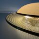 Mid-century golden metal wire and plastic ceiling light by Erco, 1950s, Germany.