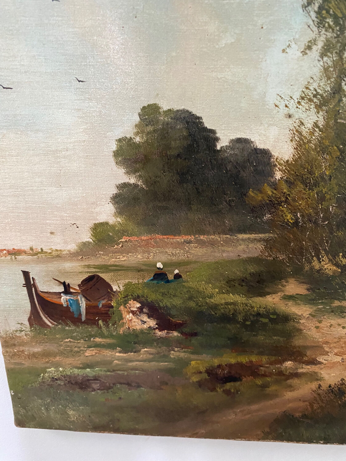 Oil painting painting