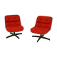 Pair of chairs of Charles Pollock for Knoll