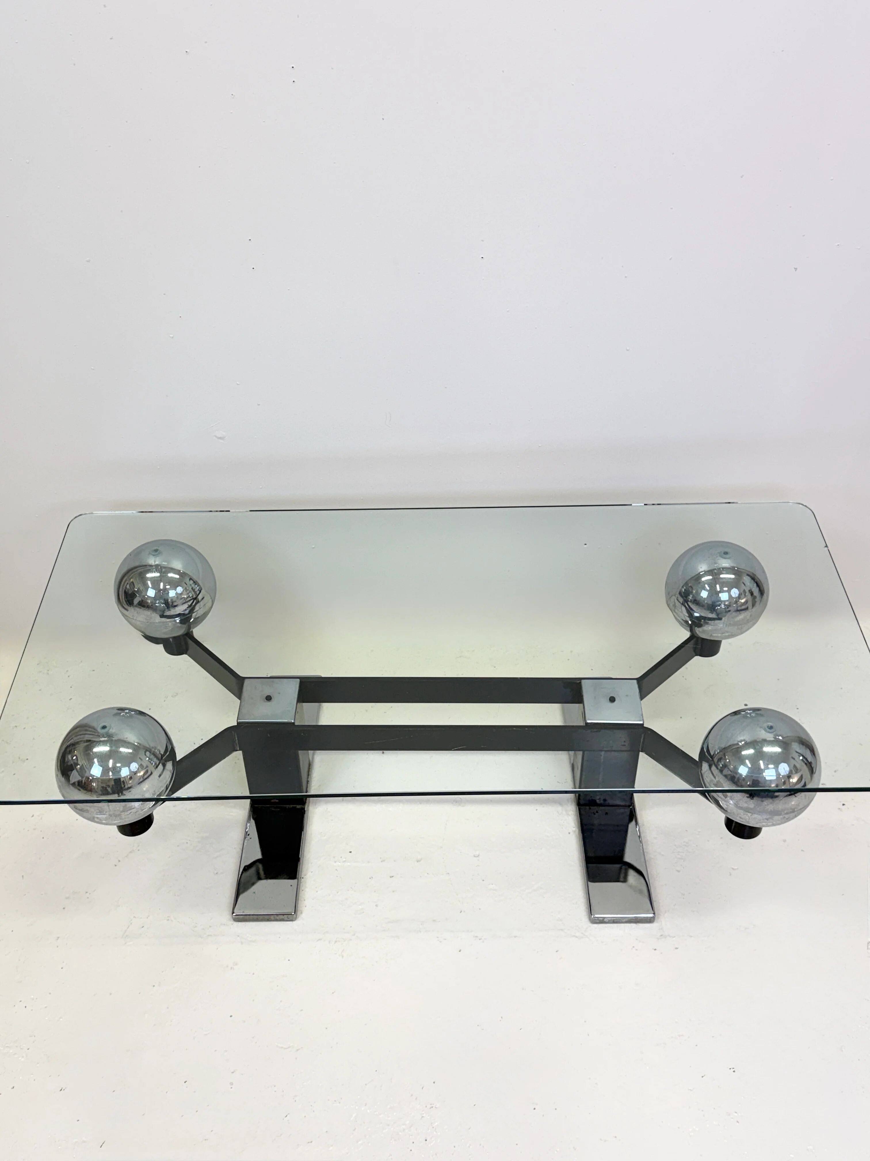 Sputnik coffee table - Space Age, 1970s