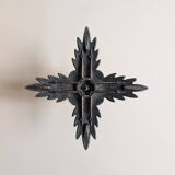 Silver pineapple candle holder