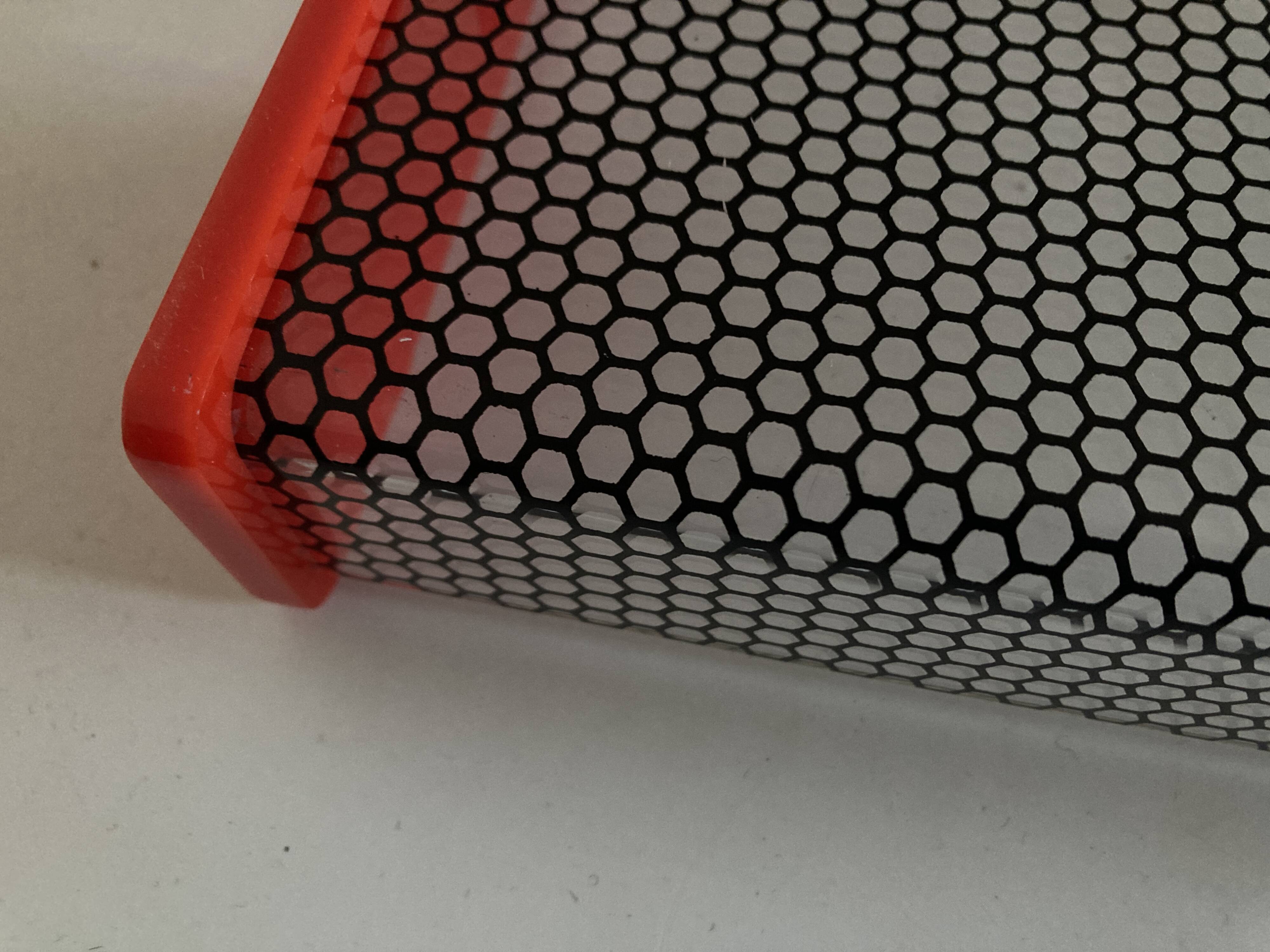 Plexiglas tray, Italian work, 1980