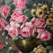 Jan van Steensel, still life with roses. Beautiful frame.