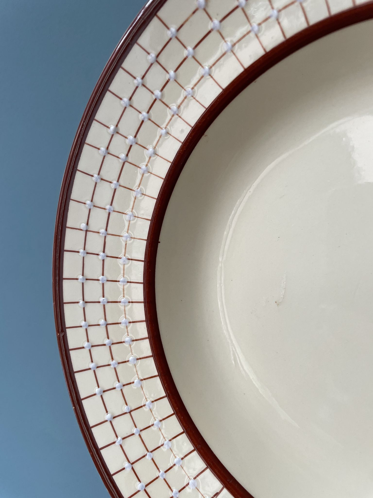 Set of 12 Longchamp France hollow plates, Colmar model
