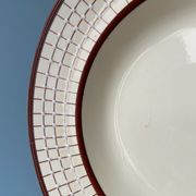 Set of 12 Longchamp France hollow plates, Colmar model