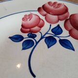 Lot 2 Art Deco plates ▪︎ Hippolyte Boulenger ▪︎ Red Rose