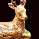 Zoomorphic Terrine of Roe Deer in Barbotine – Michel Caugant (Circa 1970)