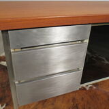 Vinco teak and metal sideboard