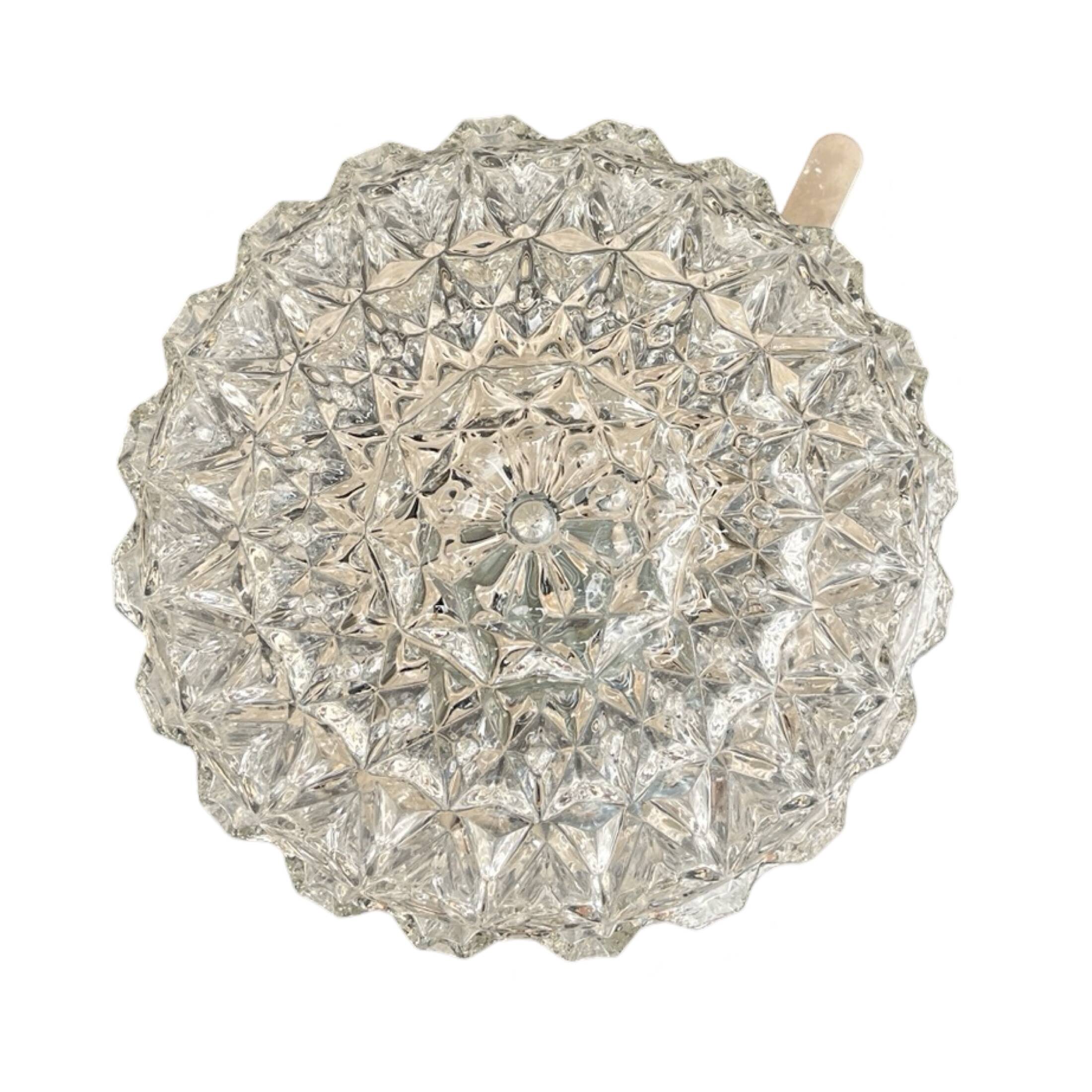 Ceiling lamp, type 16.S.002, Polam Wikasy, Poland, 1970s.