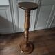 Plant stand, turned wooden plant holder