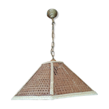 Pendant lamp lampshade canework and wicker