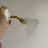 Pair of wall sconces with vintage globes