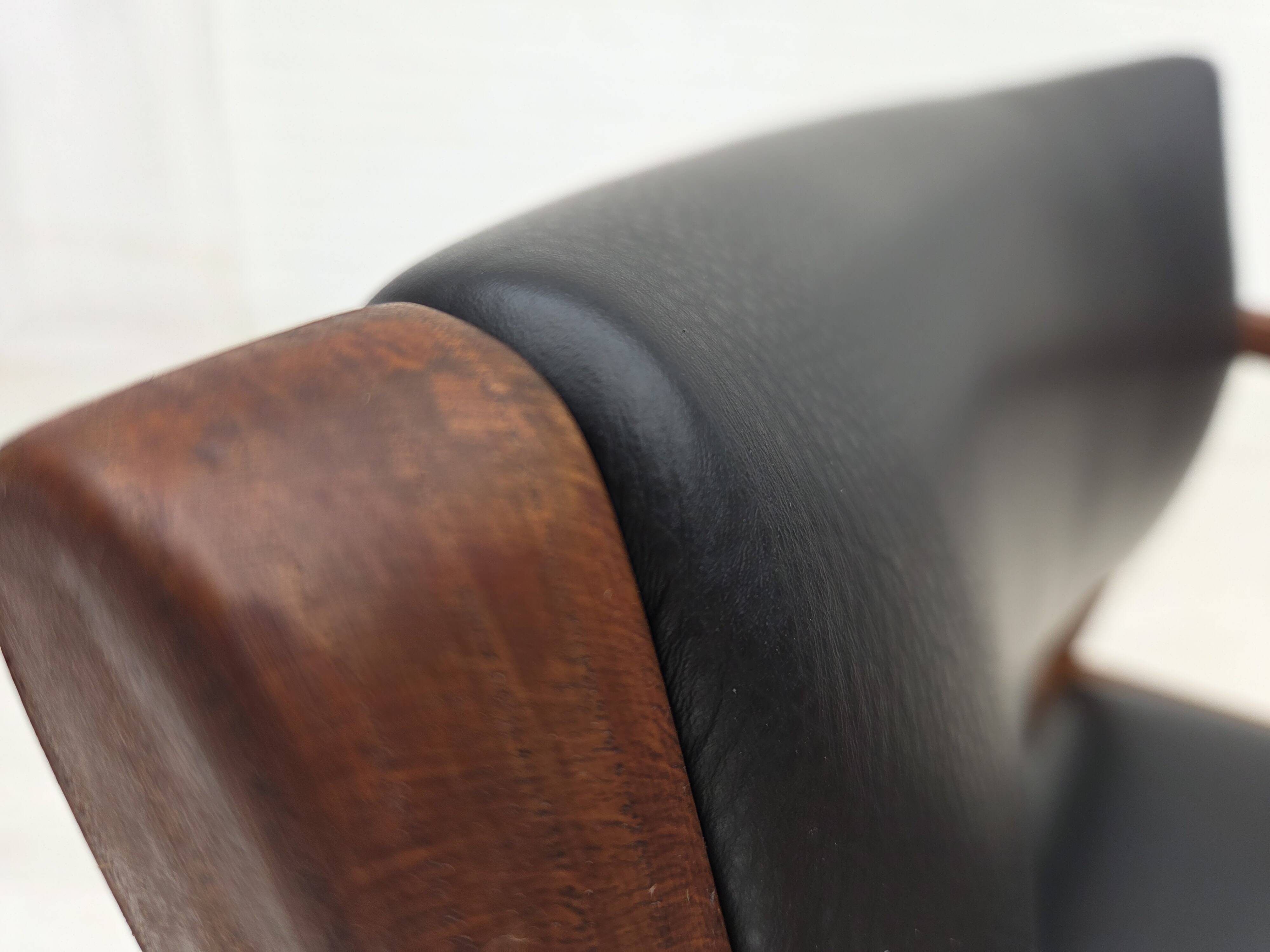 1960s, Danish design by Børge Mogensen, model BM 74, set of 4 armchairs.