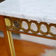 1960s white marble coffee table