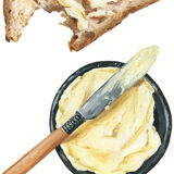 "Dimanche", the toast, art print 21/29,7 cm
