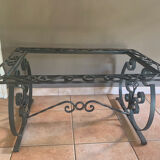 Table basse fer forgé