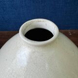 Vase œuf Art déco en céramique craquelée Orchies, 1930