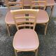 Set of 6 Brasserie bistro chairs bentwood bistro chair shabby chic baumann