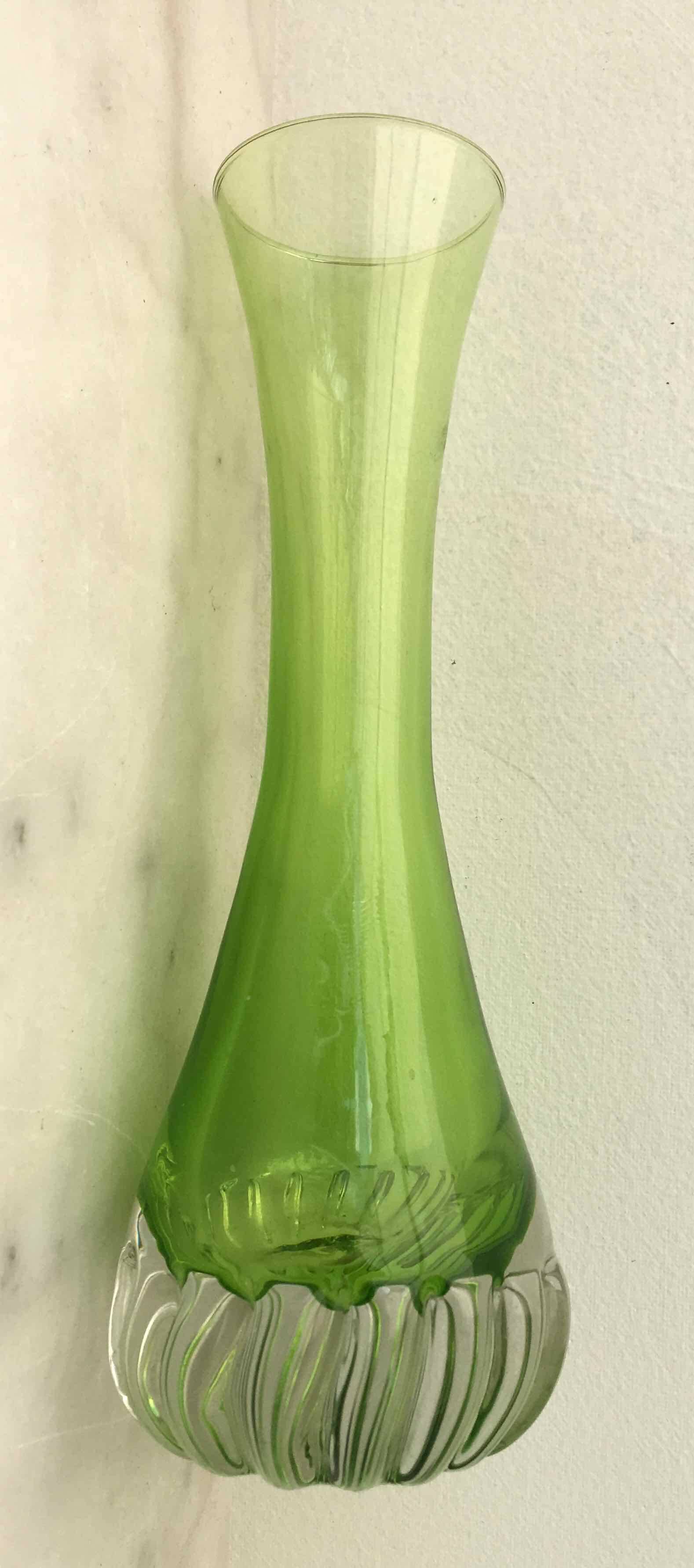 Blown glass vase