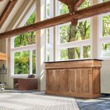 Sells counter bar in solid wood new 120cm