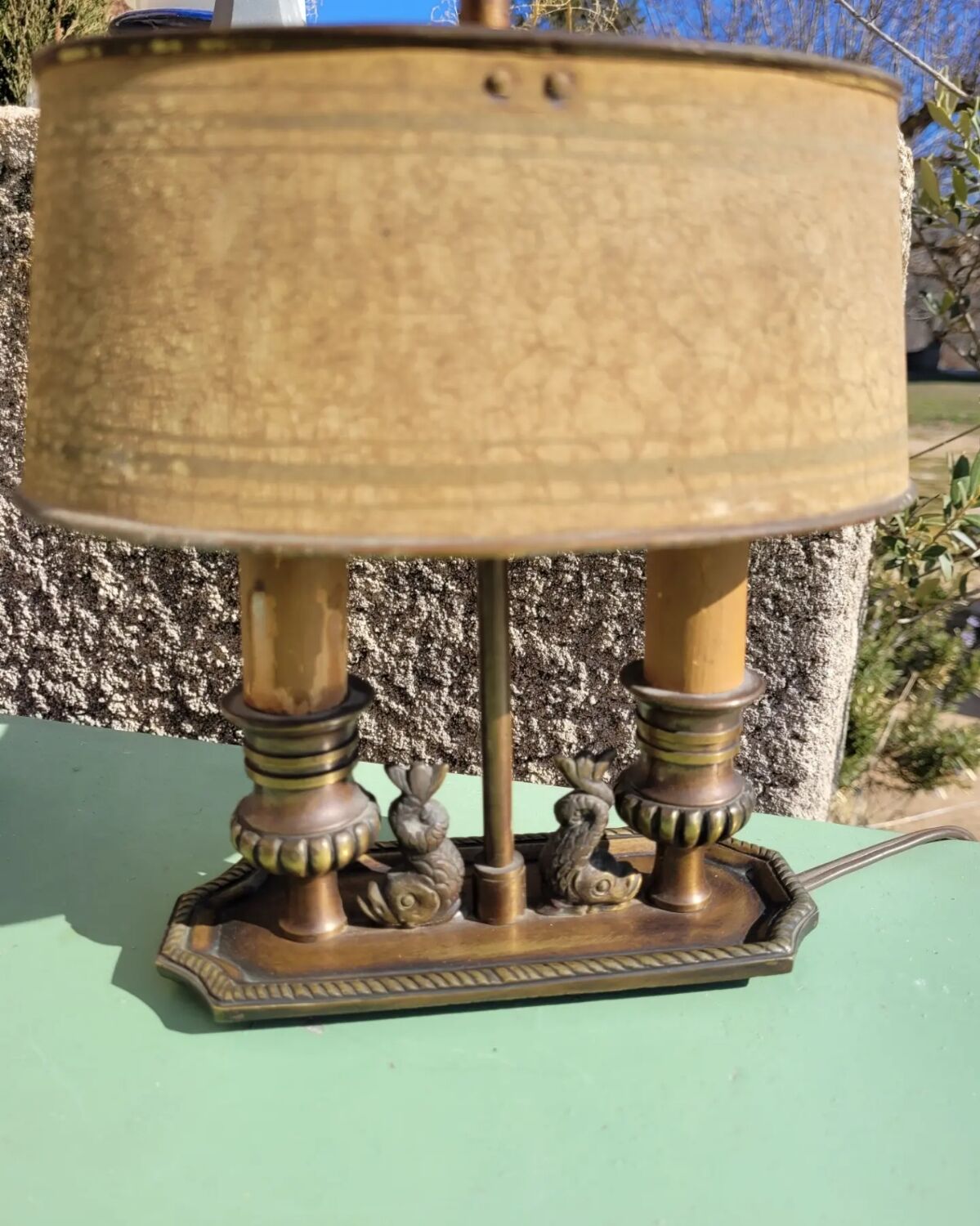 Empire hot water bottle lamp