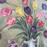 Large flowery painting