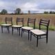 Lot de 4 chaises vintage design scandinave
