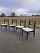 Set of 4 vintage Scandinavian design chairs