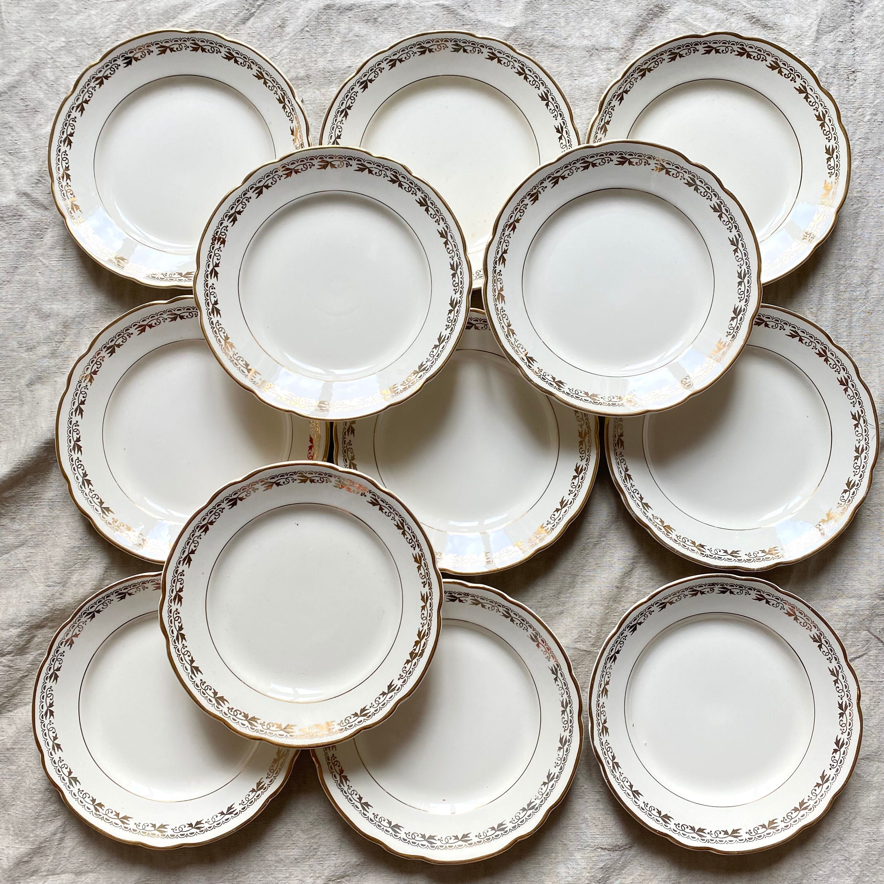 12 Villeroy and Boch dessert plates